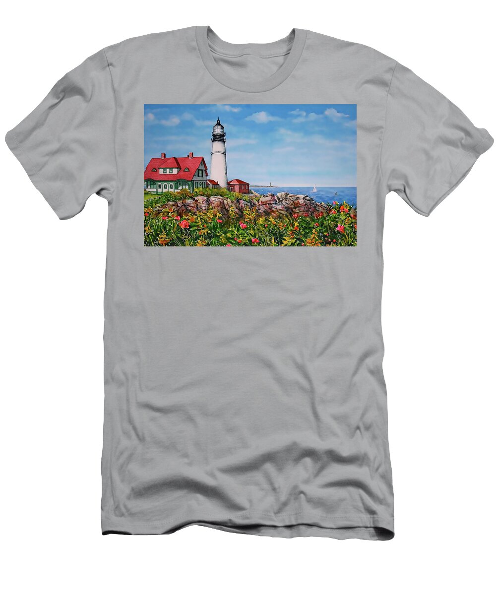 Portland Light Toon Walter Luby T-Shirt