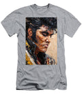 Portrait of a Famous Singer Elvis Presley King Eliana Haines T-Shirt
