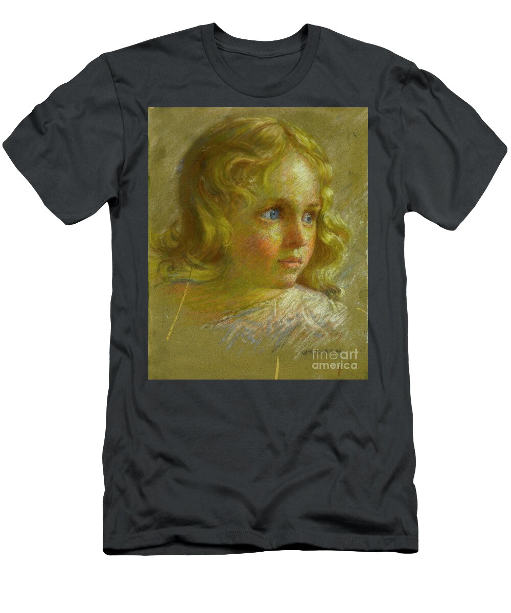 Portrait of a Young Girl Walter Bonner Gash T-Shirt