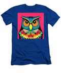 Portrait of an Owl Sweet Face Cute Cartoony Colorful By Asar Studios Celestial Images T-Shirt