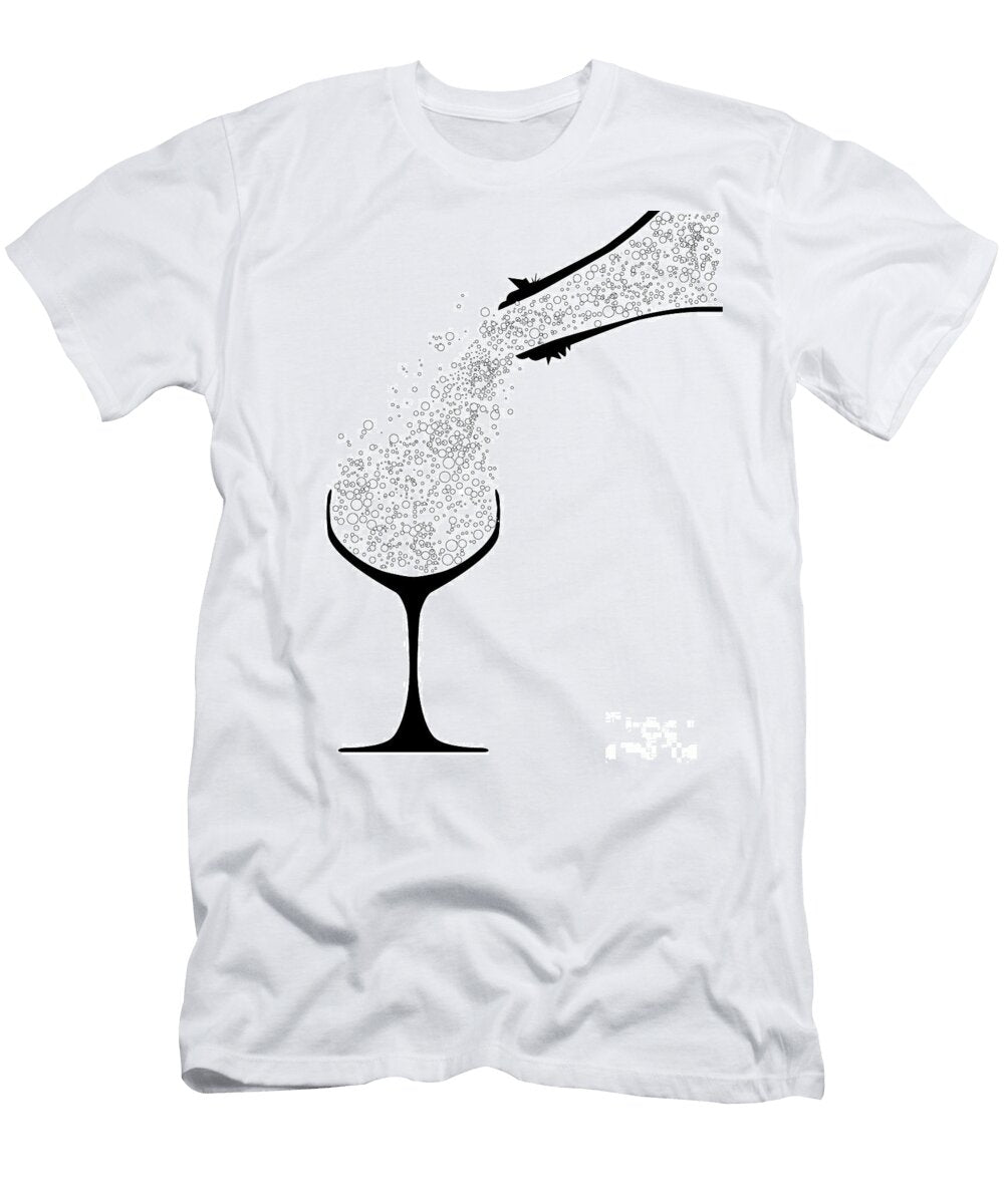 Pouring Champagne Bigalbaloo Stock T-Shirt