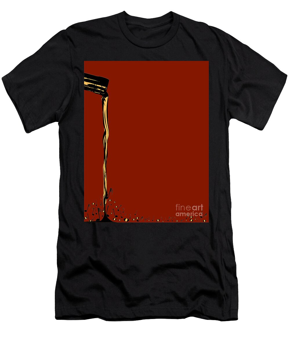 Pouring Musical Wine Bigalbaloo Stock T-Shirt