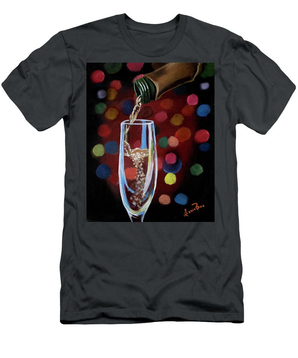 Pouring the Bubbly Lizzie Angell Beaudoin T-Shirt