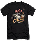 Powered By Coffee and Chaos Elisabeth Lucas T-Shirt