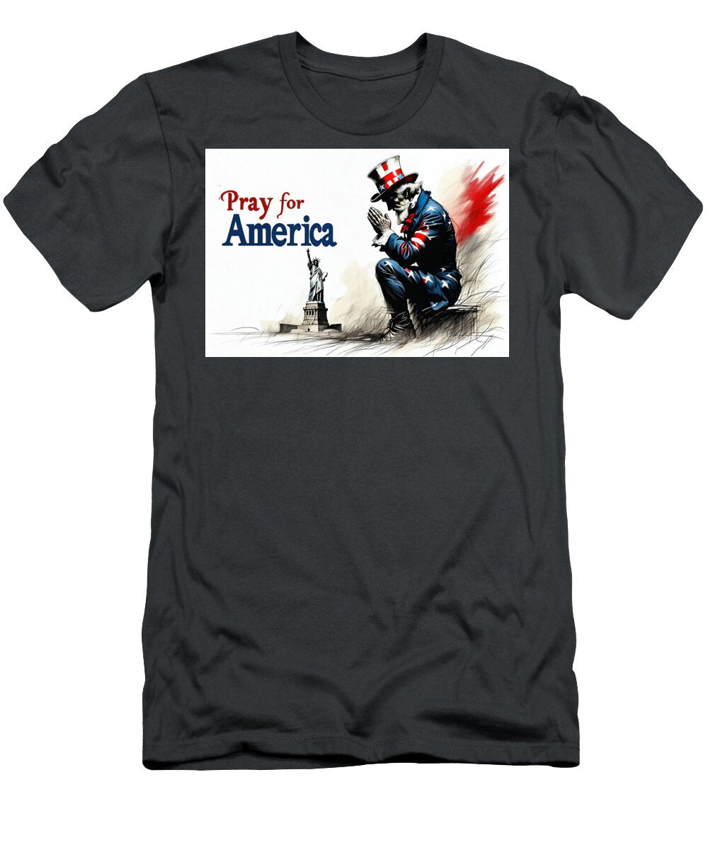 Pray for America My Head Cinema T-Shirt