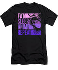 Pretty Good Beautiful Eat Sleep Anime Repeat Anime Lovers Gifts Idea Girls Retro Ezone Prints T-Shirt