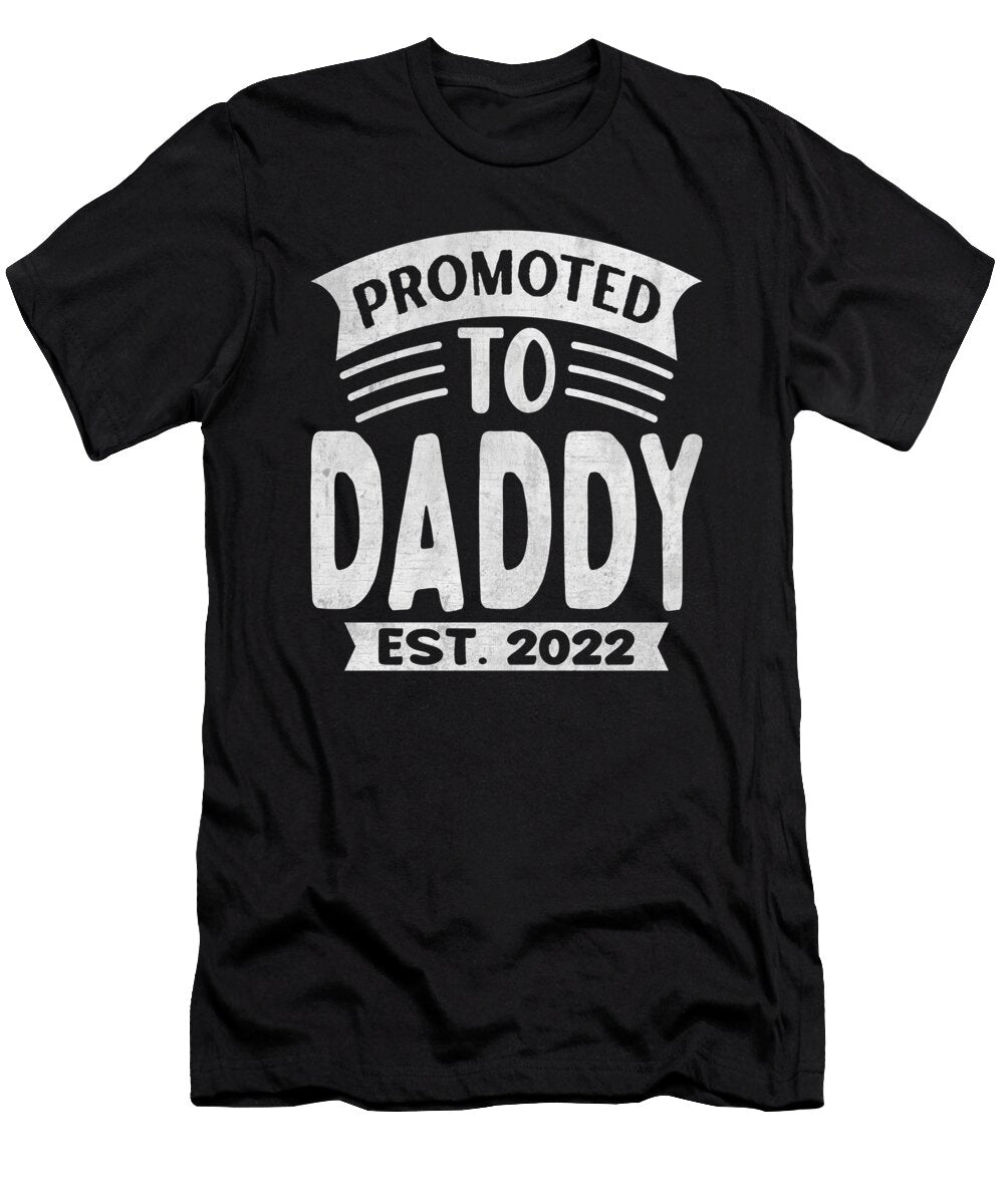 Promoted to Daddy Est 2022 Fathers Day 2022 Licensed Art T-Shirt