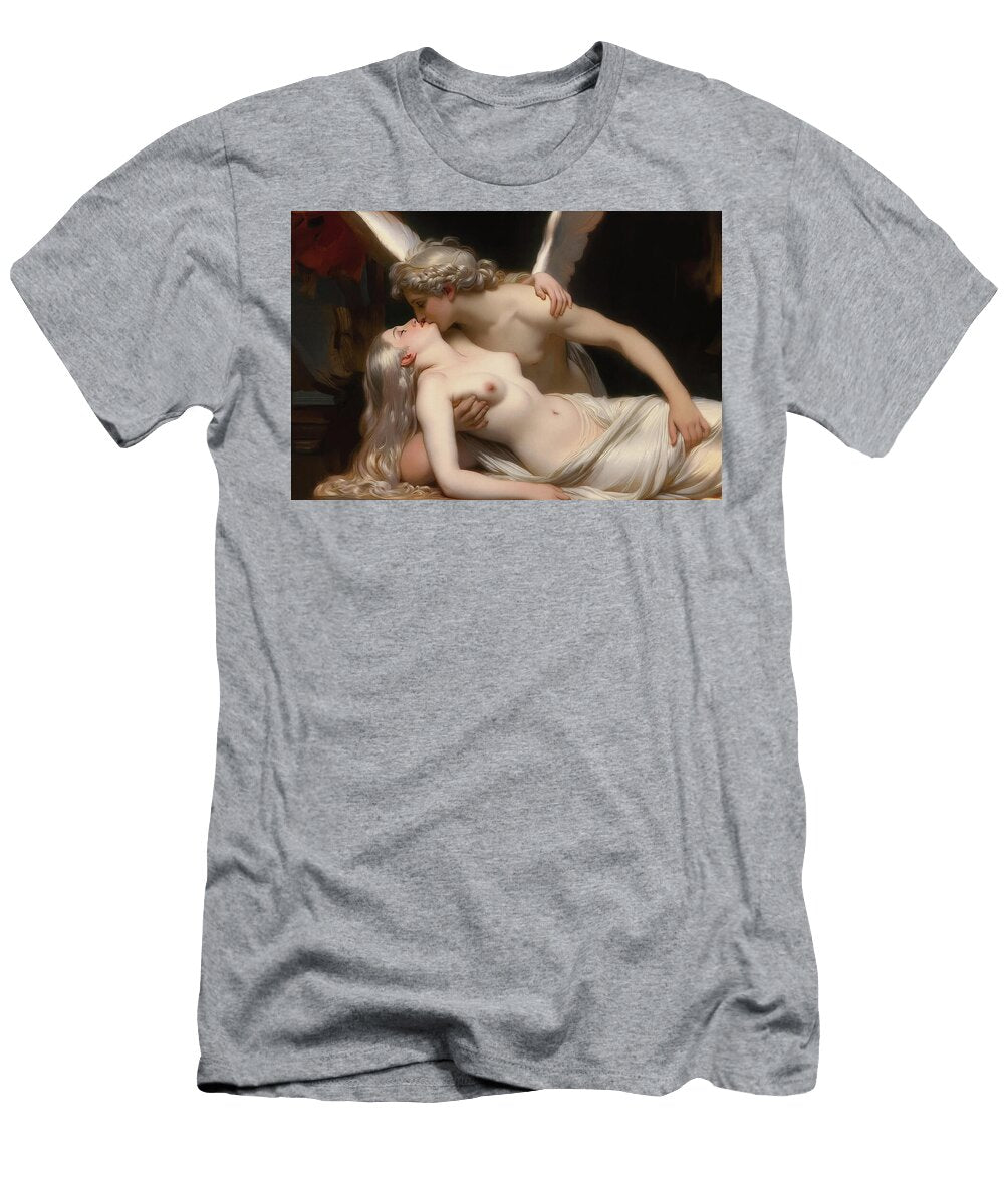 Psyche Revived By Cupids Kiss Psyche and Cupid Embrace Sampadart Gallery T-Shirt