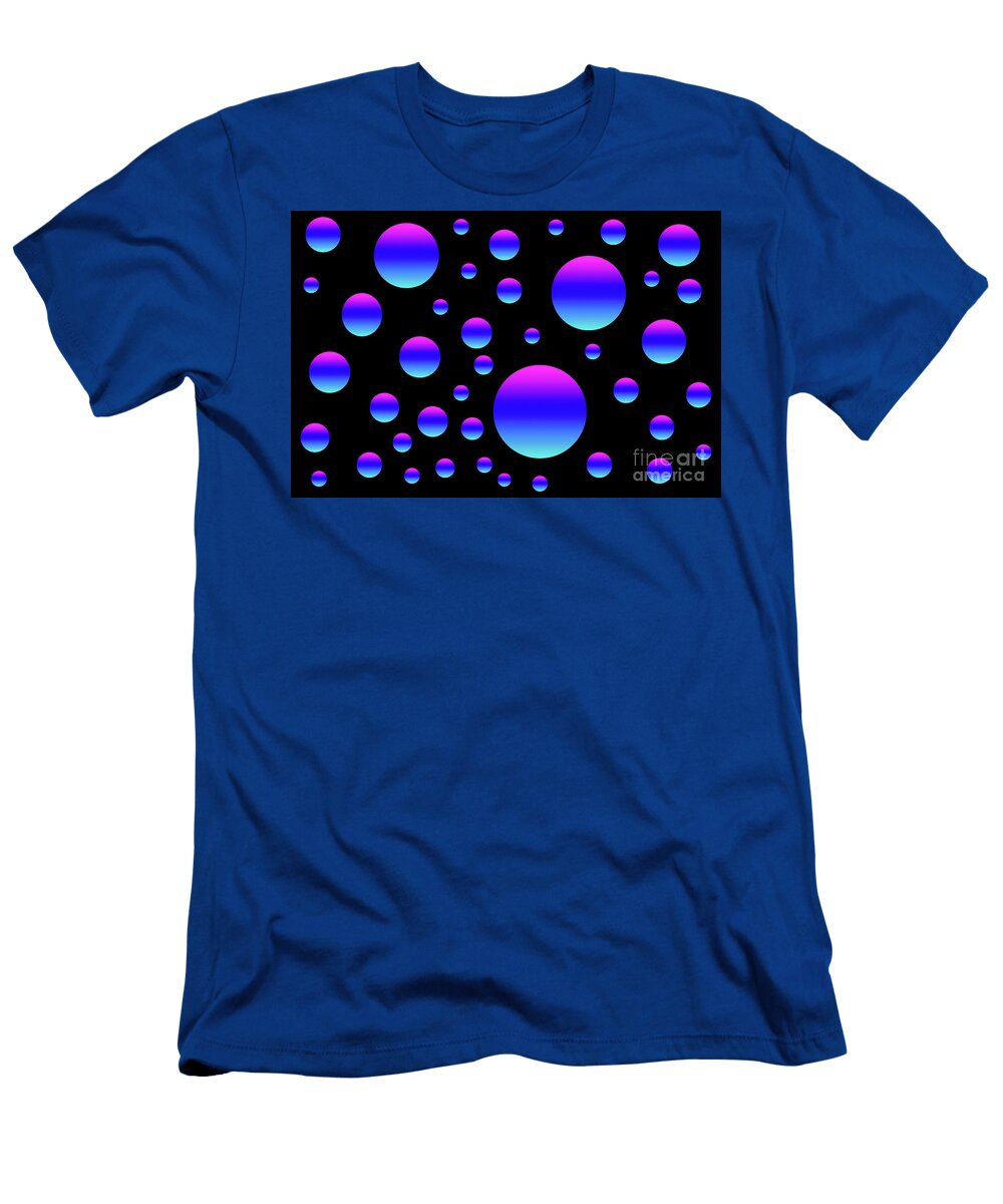 Psychedelic Abstract Orbs Jonathan Welch T-Shirt