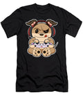 Puppy Dog with Gaming Controller I Funny Gaming I Gamer Maximus Designs T-Shirt