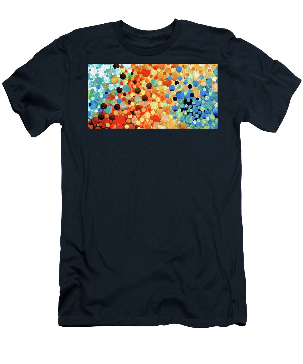Pure Joy Colorful Abstract Art Sharon Cummings T-Shirt