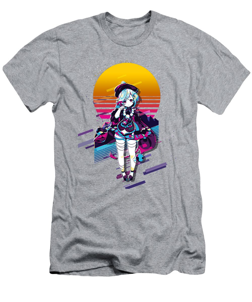 Qiqi Genshin Impact 80s Retro Koen Terpstra T-Shirt