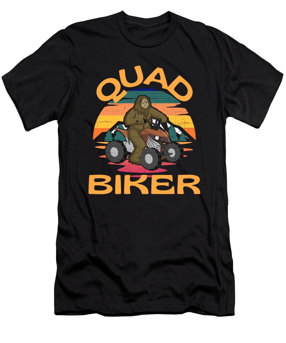 Quad Biker Bigfoot Legend Organicfoodempire T-Shirt