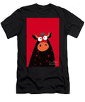 Quirky Cartoon Cow Olfactoart Studio T-Shirt