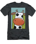 Quirky Cartoon Cow Portrait Olfactoart Studio T-Shirt
