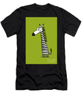 Quirky Cartoon Zebra Olfactoart Studio T-Shirt