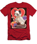 Quirky Cat with Colorful Accents Grafititee S T-Shirt