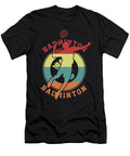 Racquet Court Racket Net Rally Shuttlecock Badminton Retro Gift Thomas Larch T-Shirt