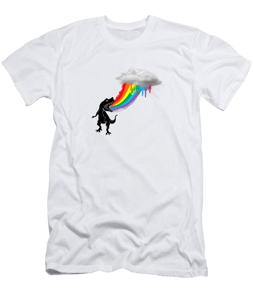 Rainbow Dinosaur Mark Ashkenazi T-Shirt