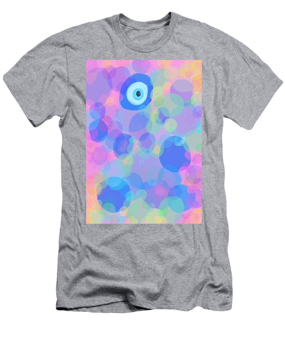 Rainbow Purple Print Amy Nielsen T-Shirt