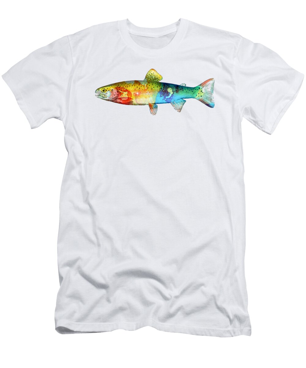 Rainbow Trout Art By Sharon Cummings Sharon Cummings T-Shirt