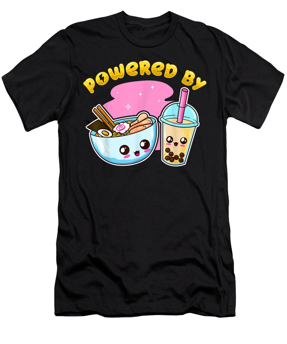 Ramen Bubble Tea Boba Japanese Noodles Anime Gift Dnt Prints T-Shirt