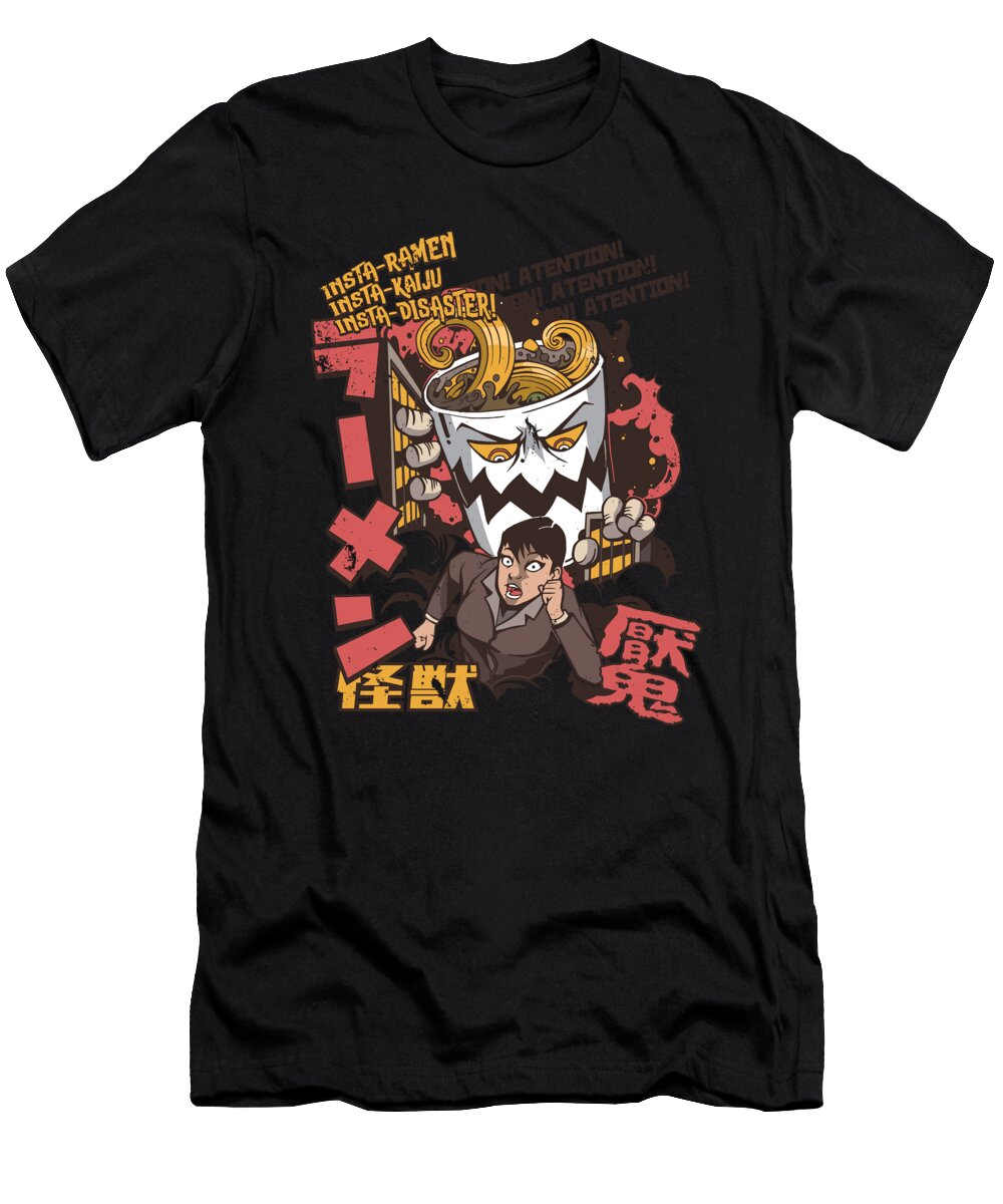 Ramen Monster Attacks Dennis Krebs T-Shirt