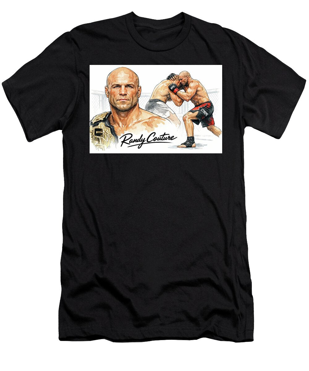 Randy Couture UFC Portrait All Eras Sports T-Shirt