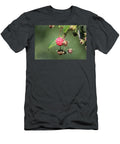 Raspberries Growing on a Bush with a Blurred Green Background Alisha Watson T-Shirt