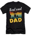Real Cool Dad Fishing Retro Fathers Day 2022 Licensed Art T-Shirt