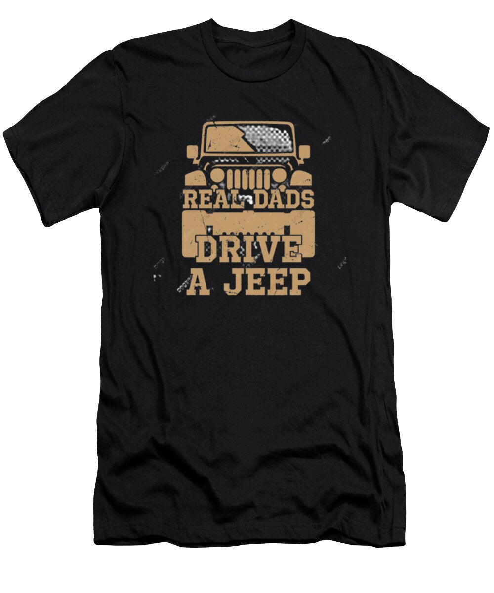 Real Dads Drive a Jeep Tinh Tran Le Thanh T-Shirt