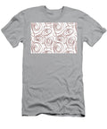 Red and White Wacky Retro Circle Pattern Petite Pattern Minimal Graphic Designs T-Shirt