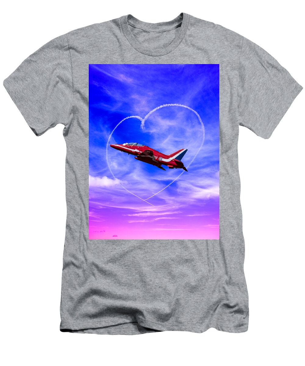 Red Arrow Through the Heart Paul Madden T-Shirt