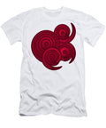 Red Spirals Frank Tschakert T-Shirt
