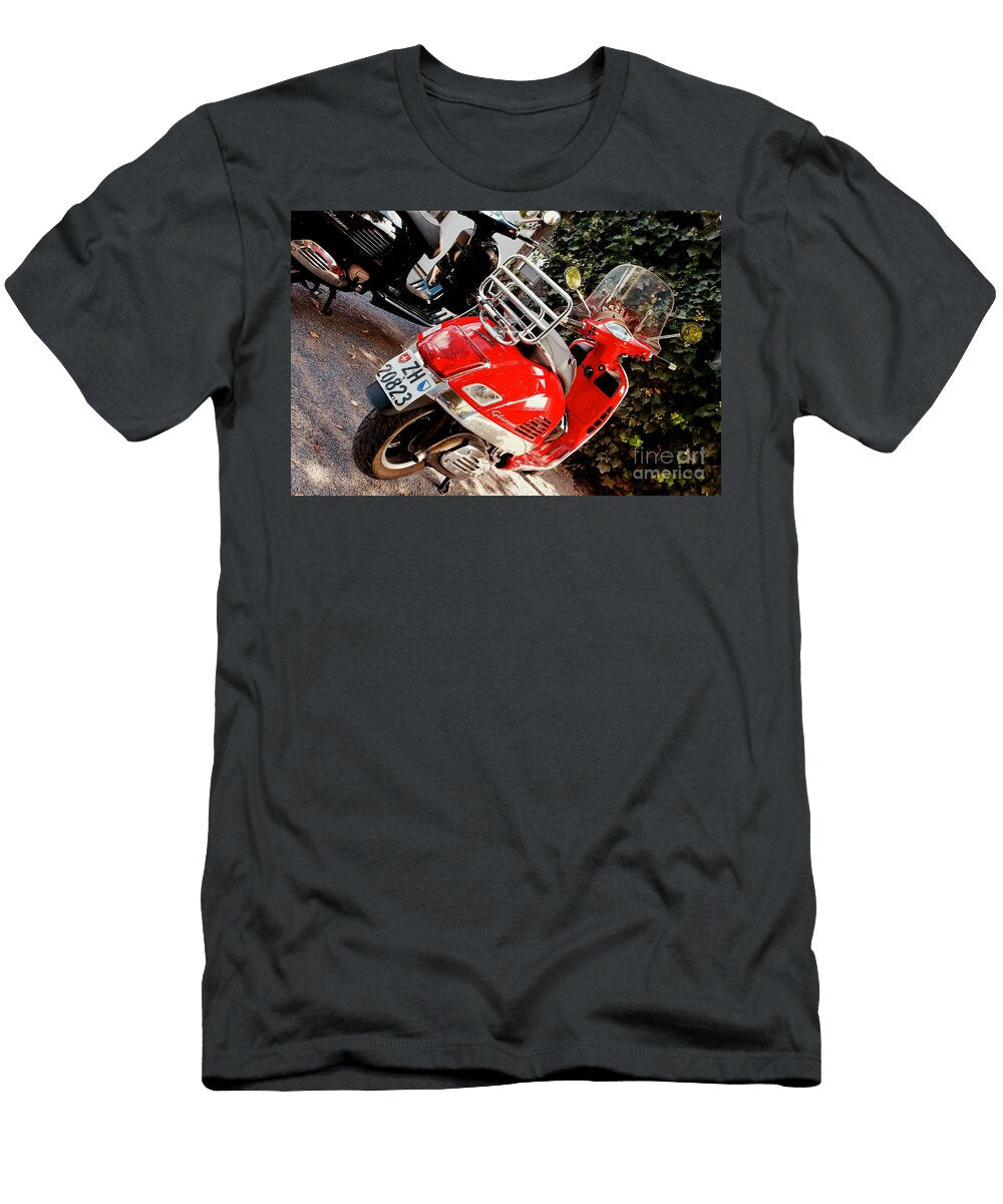 Red Vespa Zurich Switzerland Joe Vella T-Shirt