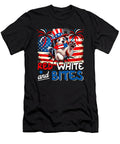 Red White and Bites 4th of July US Flag Aussie Sophie Eleanor T-Shirt