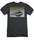 Reed Cormorant Flying From Water with Fish Chobe River Ann Steve Toon Natureplcom T-Shirt