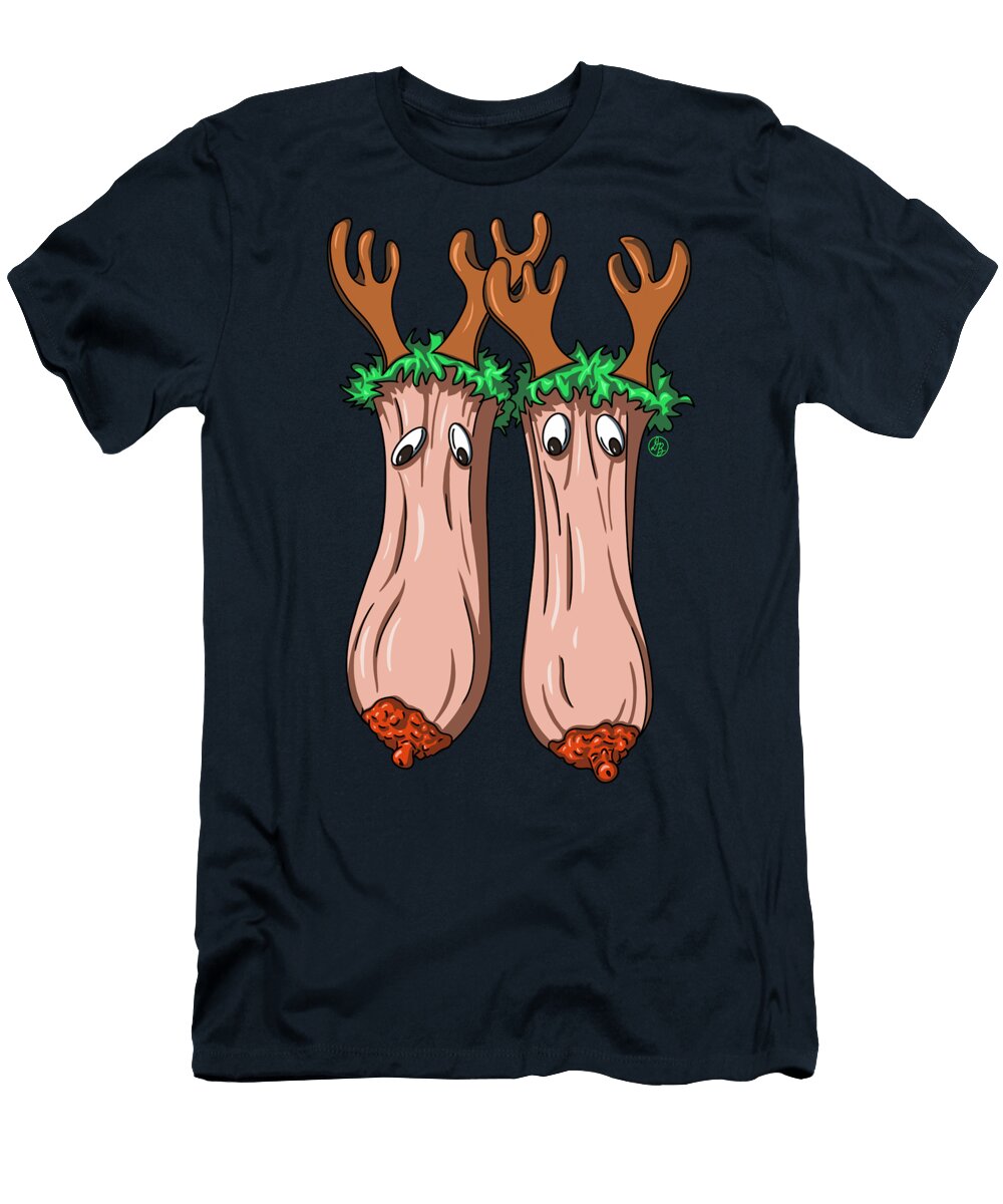 Reindeer Boobs David Burgess T-Shirt