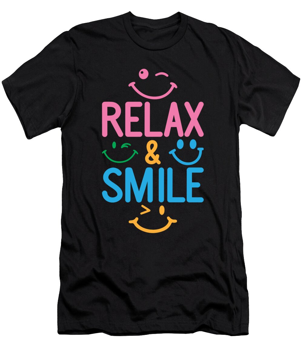 Relax Smile Statement Lazy Chill Toms Store T-Shirt