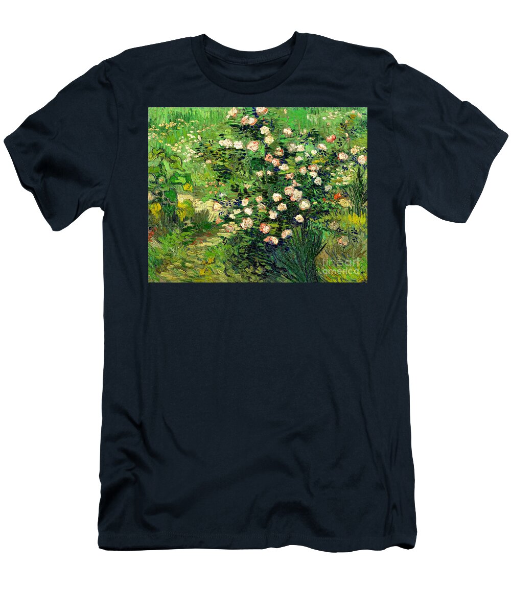 Remastered Art Roses By Vincent Van Gogh 20231227 Vincent Van Gogh T-Shirt
