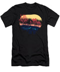 Retro Canicross Cross Country Running with Dog Greenoptix T-Shirt