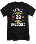 Retro Gamer 28 Birthday Gamer Birthday Benjamin Burkert T-Shirt