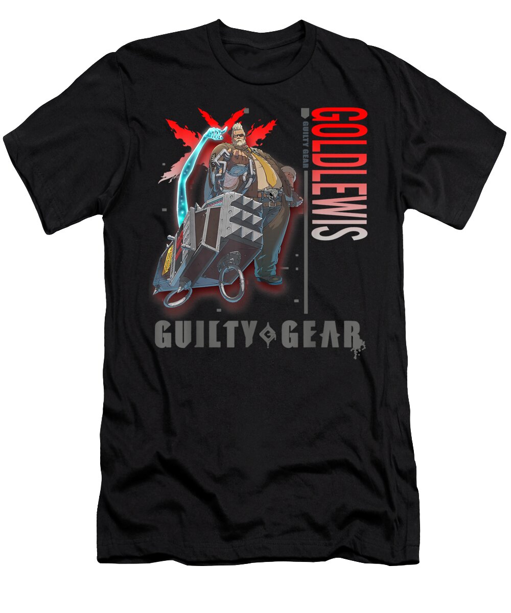 Retro Guiltys Art Gear Videogame Outfits Anime Manga Series Dnt Prints T-Shirt