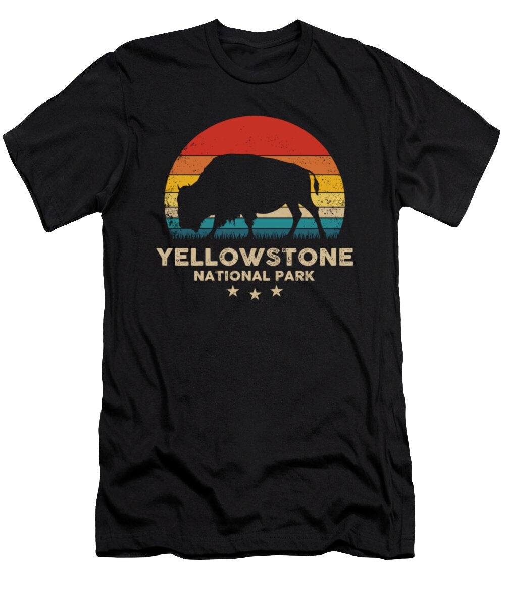 Retro Vintage Yellowstone National Park Tinh Tran Le Thanh T-Shirt