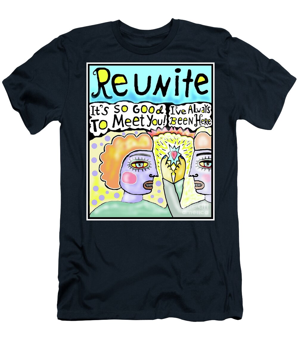 Reunite Your Insight Reflection Sandra Silberzweig T-Shirt
