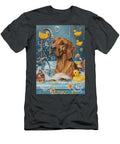 Rhodesian Ridgeback Dog Enjoying a Bubbly Bath Adrien Efren T-Shirt