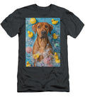 Rhodesian Ridgeback Dog in a Bubbly Bathtub Scene Adrien Efren T-Shirt