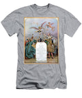 Ritz Restaurant Menu Depicting a Group of Elegant Century Men and Women Drinking Champagne Served By Cherubs 1910 Maurice Leloir T-Shirt