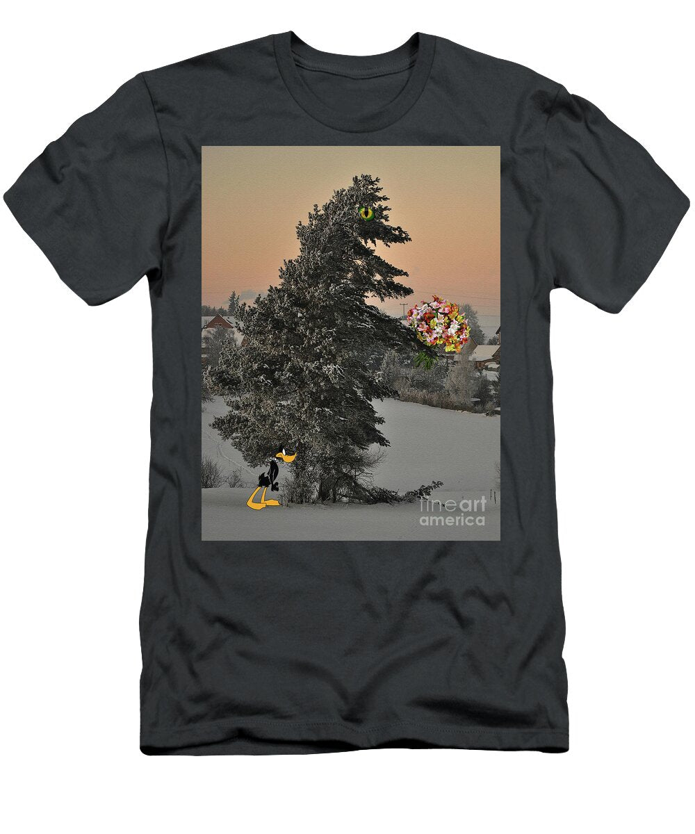 Rival for Daffy Duck Petra Koehler Rose T-Shirt
