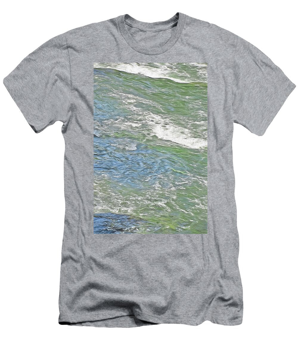 River Water Abstract Provo Canyon Utah Steve Ohlsen T-Shirt